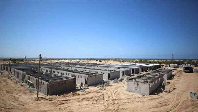 Gazze&#039;de koronavirüsle mücadele için 1000 karantina odası inşasında sona gelindi