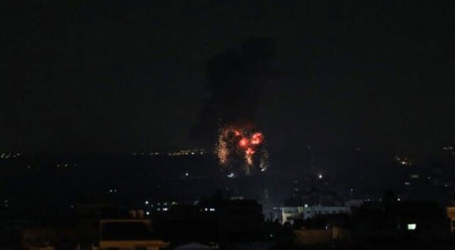 İşgalci İsrail ablukadaki Gazze&#039;ye hava saldırısı düzenledi