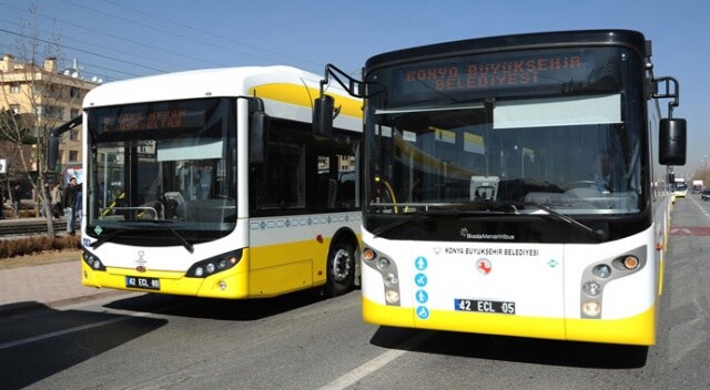 Konya&#039;da 65 yaş üstüne ücretsiz toplu ulaşım geçici olarak durduruldu