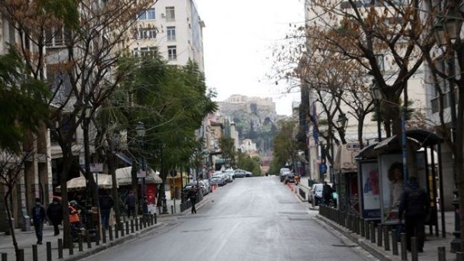 Turizm ülkesi Yunanistan’da sokaklar sessiz