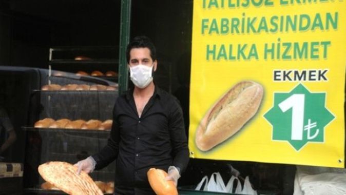 Cizreli genç fırıncı ekmek fiyatını 1 liraya düşürdü
