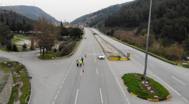Giriş çıkışlar kapandı, İzmir-İstanbul yolu boş kaldı!