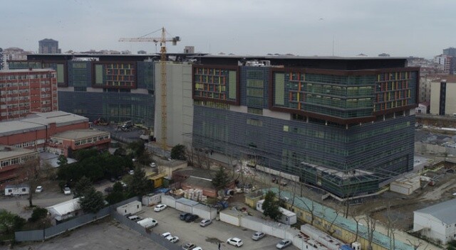 Göztepe Şehir Hastanesinin inşaatında sona gelindi