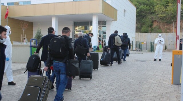 Rusya’dan gelen 129 Türk vatandaşı Giresun’da karantinaya alındı