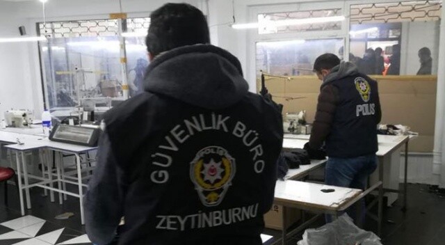 Zeytinburnu&#039;nda kaçak maske operasyonu: 4 atölye mühürlendi