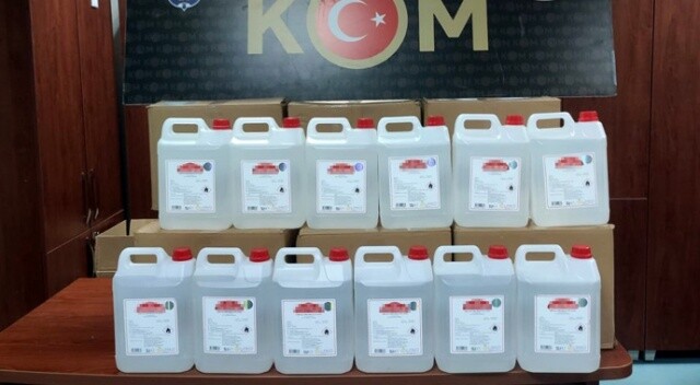 Adana&#039;da 200 litre kaçak etil alkol ele geçirildi
