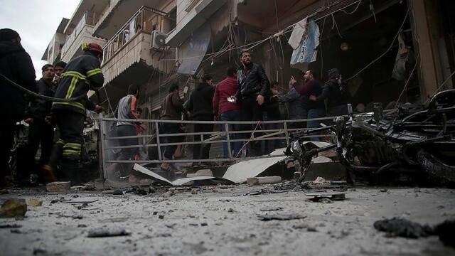 Bab&#039;da bombalı terör saldırısında 5 sivil yaralandı