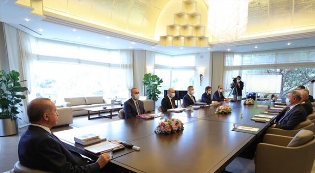 Cumhurbaşkanı Erdoğan başkanlığında Güvenlik Toplantısı yapıldı