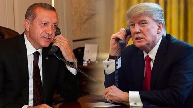 Cumhurbaşkanı Erdoğan, Trump’la telefonda görüştü