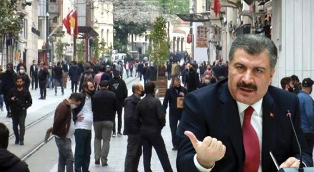 Sağlık Bakanı Fahrettin Koca, İstiklal Caddesi&#039;ndeki kalabalığı eleştirdi: İyi bir görüntü vermedi