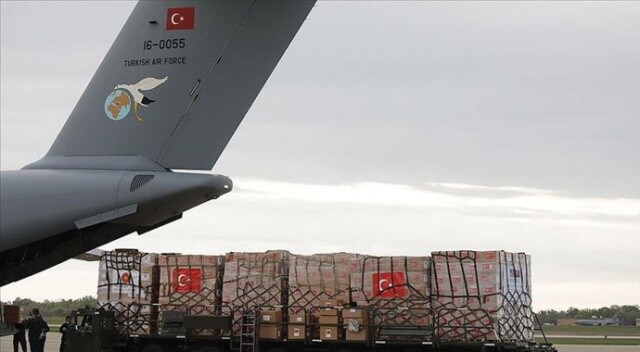 Türkiye&#039;nin tıbbi yardım malzemelerini taşıyan ikinci uçak ABD&#039;ye vardı