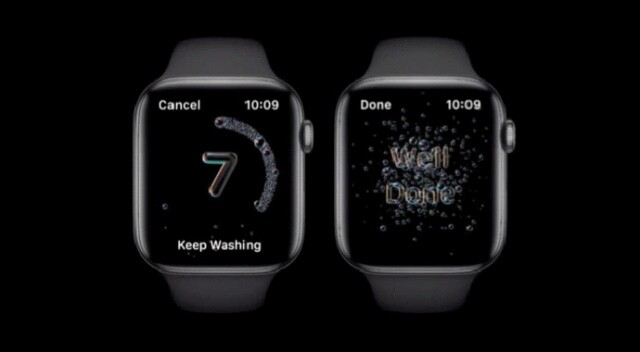 Apple Watch&#039;tan Elini yıkayana &#039;Aferin&#039;