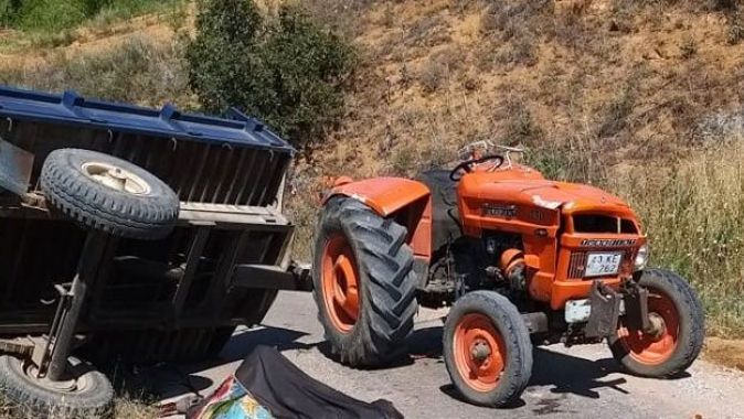 Feci kaza! Traktör devrildi, 2 kişi hayatını kaybetti