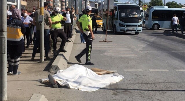 Kadıköy&#039;de halk otobüsünün çarptığı yaya feci şekilde can verdi