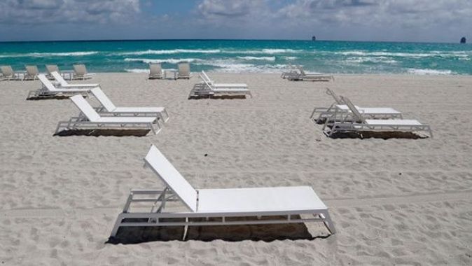 Koronavirüs önlemi: Miami&#039;nin tüm plajları kapatılıyor