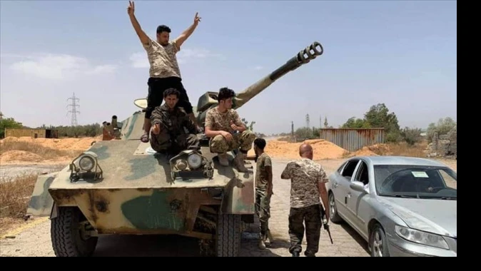 Libya Ordusu Sirte&#039;de BAE&#039;ye ait SİHA düşürdü
