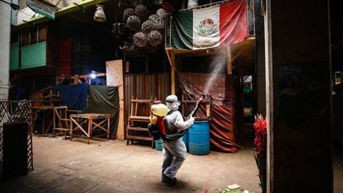 Meksika&#039;da Covid-19 nedeniyle son 24 saatte 439 kişi öldü