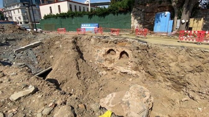 Ortaköy&#039;deki kazıda tarihi kalıntılar bulundu