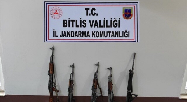 Bitlis&#039;te çok sayıda silah ve mühimmat ele geçirildi
