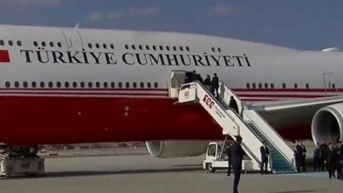 Cumhurbaşkanı Erdoğan, Katar&#039;dan yurda döndü