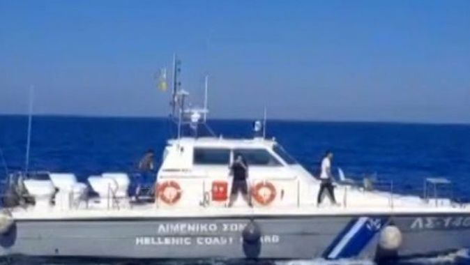 Didim açıklarında Yunan Sahil Güvenlik ekiplerinden Türk balıkçılarına taciz