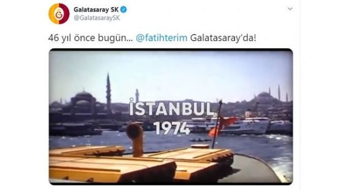 Galatasaray&#039;dan Fatih Terim klibi