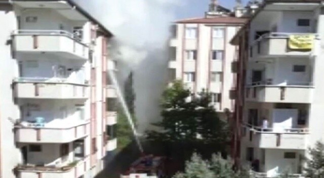 Gaziantep’te 5. katta çıkan yangın korkuttu