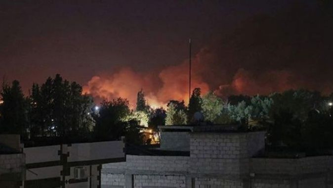 Haseke&#039;de terör örgütü PKK/YPG&#039;ye ait silah deposunda art arda patlama