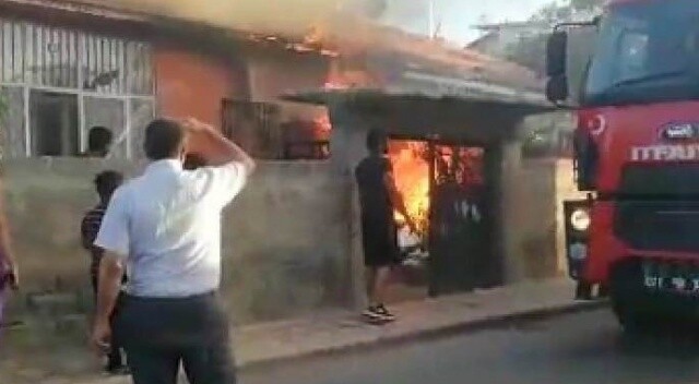 Malatya&#039;da ev yangını
