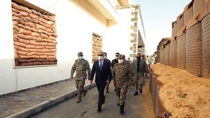 Milli Savunma Bakanı Akar Libya&#039;da: Sonuna kadar buradayız