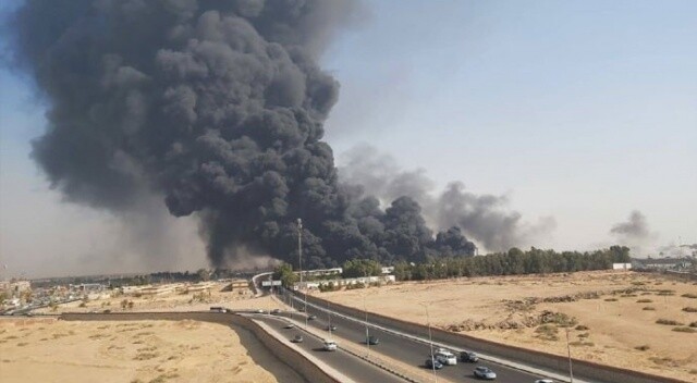 Mısır&#039;da petrol boru hattında dev yangın