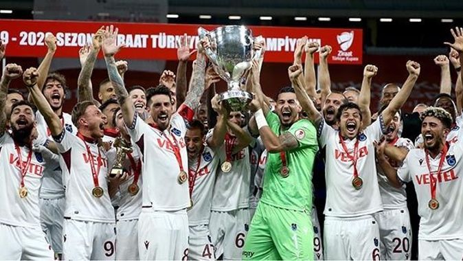 Trabzon&#039;da kupa sevinci