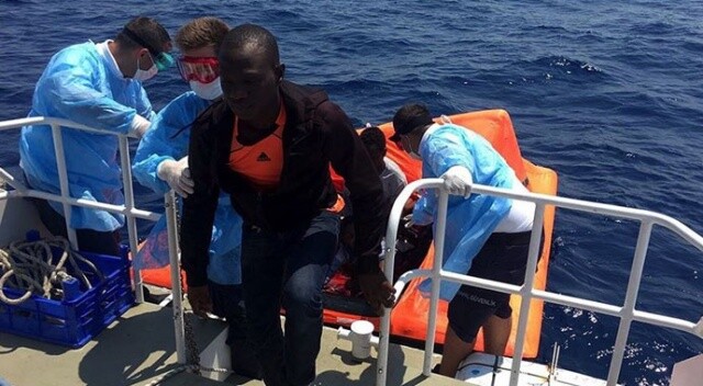 Türk kara sularına geri itilen 26 sığınmacı kurtarıldı