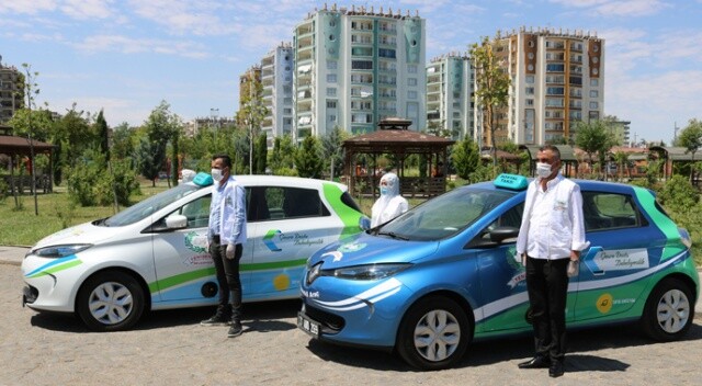 Türkiye&#039;de bir ilk, Diyarbakır&#039;da elektrikli otomobillerle vatandaşa ücretsiz ulaşım