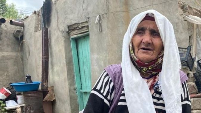82 yaşındaki Cemile ninenin yaşam mücadelesi