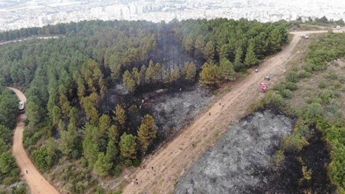Aydos Ormanı&#039;nda çıkan yangın kontrol altına alındı