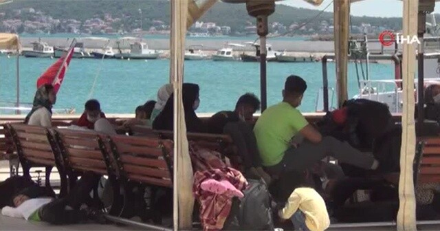 Ayvalık’ta 46 göçmen Sahil Güvenlik ekipleri tarafından kurtarıldı