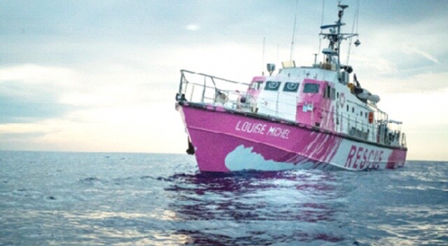 Banksy’nin gemisi kurtarıldı
