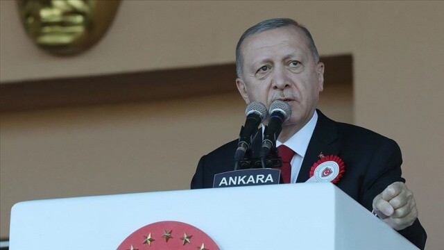 Cumhurbaşkanı Erdoğan: Karada, denizde ve havada karşımıza çıkacak herkes Türkiye&#039;nin kararlılığını gördü
