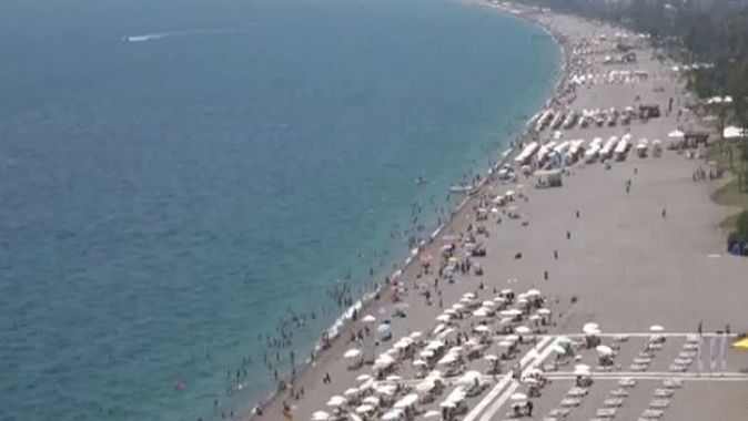 Deniz suyu sıcaklığı hava sıcaklığıyla eşitlendi, Antalya denize döküldü