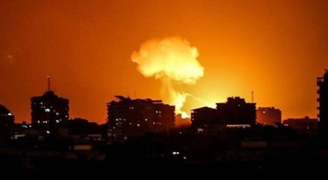 İşgalci İsrail, Gazze&#039;ye saldırmaya devam ediyor