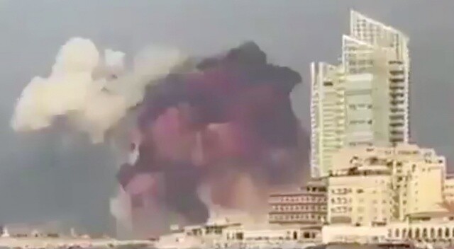 Lübnan&#039;ın başkenti Beyrut&#039;ta büyük patlama! Çok sayıda ölü ve yaralı var