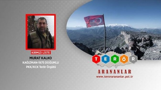 PKK&#039;nın sözde Hakurk sorumlusu Murat Kalko, etkisiz hale getirildi