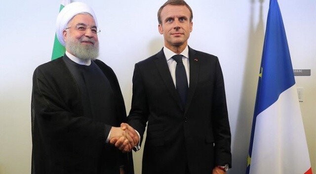 Ruhani ile Macron, nükleer anlaşma ve Lübnan&#039;daki durumu görüştü