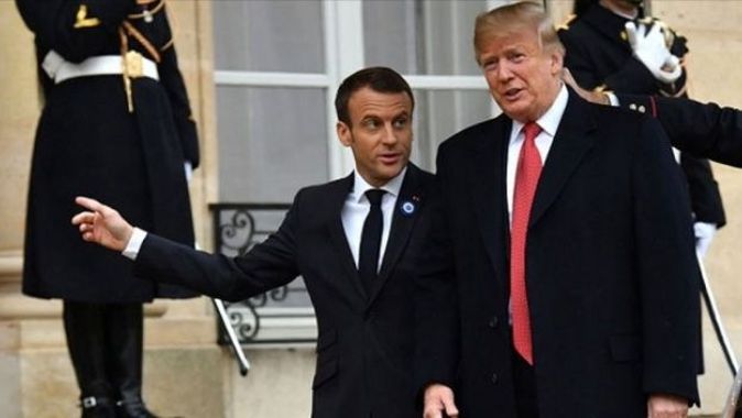 Trump ve Macron arasında Doğu Akdeniz görüşmesi