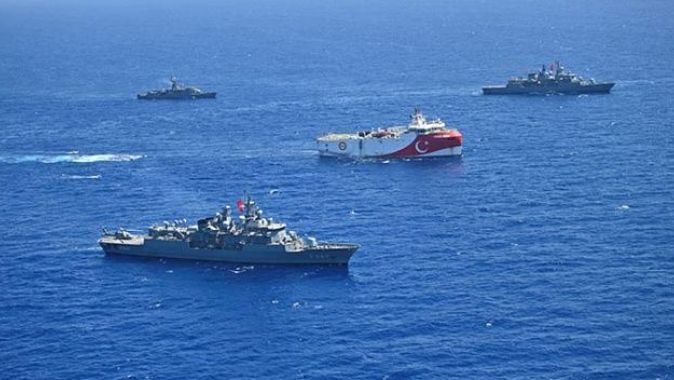 Türk Deniz Kuvvetleri, Oruç Reis&#039;e refakati sürdürüyor