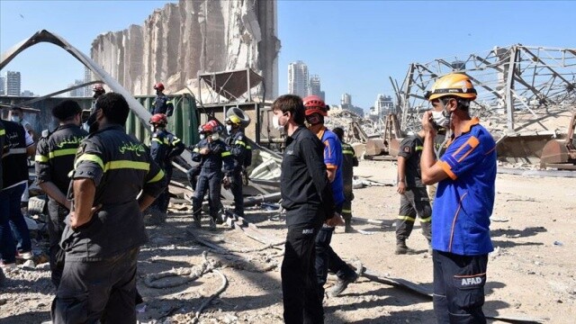 Türk ekiplerin Beyrut Limanı&#039;ndaki arama kurtarma faaliyetleri sürüyor