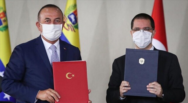 Venezuela Dışişleri Bakanı Arreaza ve Çavuşoğlu&#039;ndan ortak basın toplantısı: Bir dizi anlaşma imzaladık