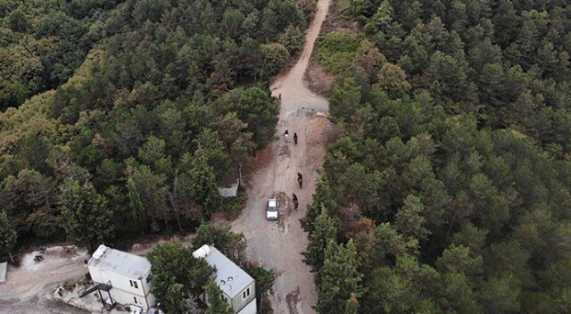 Aydos Ormanı&#039;nda atlı polis ve drone destekli Covid-19 denetimi
