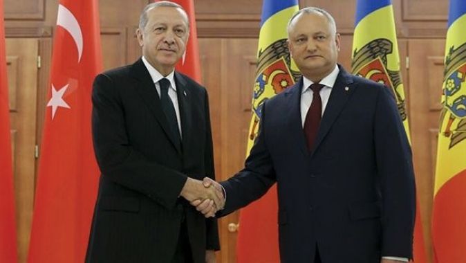 Cumhurbaşkanı Erdoğan, Moldova Cumhurbaşkanı Dodon ile telefonda görüştü